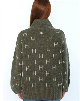 Hést - Fam Short Strik - Winter Moss